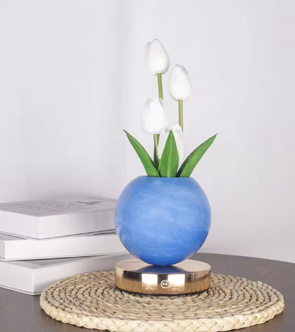 Lámpara Decorativa de Tulipanes Eternos